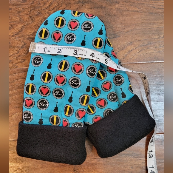 Elvis Presley Fleece Fabric Women's Winter Mittens - Picture 6 of 7